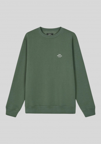 MadsNrgaardSweatshirtStandardLogoDuckGreen-20