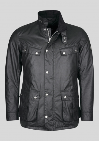 BarbourJakkeDukeWaxJacketBlack-20