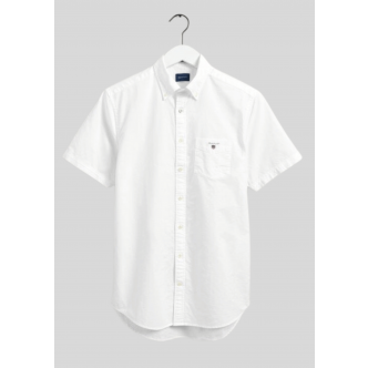 Gant, Skjorte SS, Classic Oxford, White 