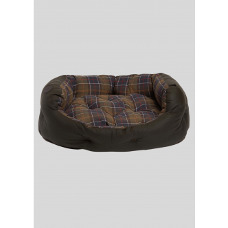 Barbour, Hundekurv, Wax Cotton Dog Bed 30", Olive 