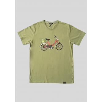 Lakor, T-shirt, Red Puch, Oil Green 