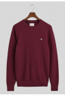 Gant, Strik, Crewneck, Bordeaux 