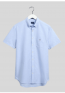 Gant, Skjorte SS, Classic Oxford, Capri Blue 