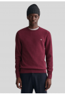 Gant, Strik, Crewneck, Bordeaux 