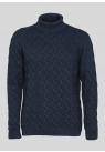 Sand Copenhagen, ID Rollneck Knit, Medium Blue