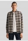 Gant, Skjorte, Flannel, Brown Check