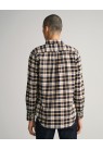 Gant, Skjorte, Flannel, Brown Check