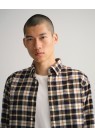 Gant, Skjorte, Flannel, Brown Check