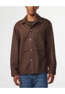 NN07, ISAK 1630 OVERSHIRT I BRUN