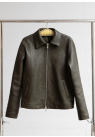 Sunflower, Jakke, Short Leather Jacket 6031, Jade