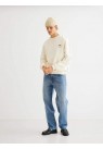 Woodbird, Sweatshirt, Cope Scrippel Crew, Offwhite