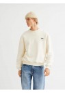 Woodbird, Sweatshirt, Cope Scrippel Crew, Offwhite