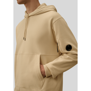 C.P. Company, Sweathoodie, Fleece Raised Hooded Lens, Frozen Dew