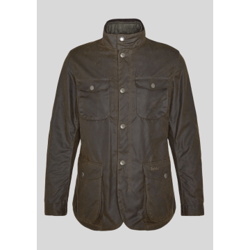 Barbour, Overtøj, Wax Ogston Jacket, Olive