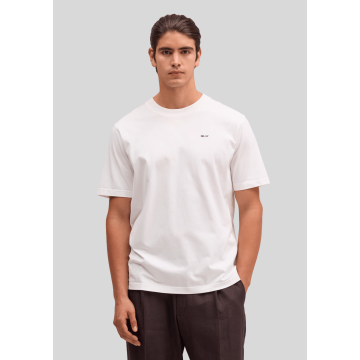 NN07, T-shirt, Adam 3209 T-Shirt EMB, White 