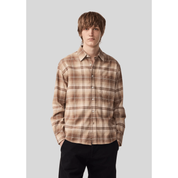 NN07, Skjorte, Deon 5465, Camel Check