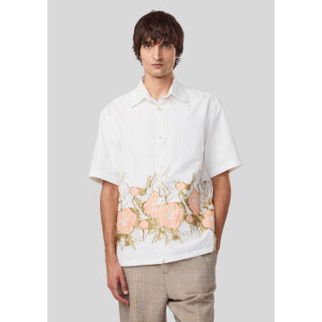 NN07, Skjorte SS, Freddy SS 5578, White Multi