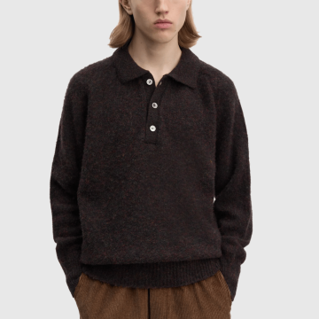 Another Aspect, Strik, Another Polo Shirt 4.0, Dusk Brown 