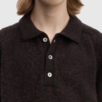 Another Aspect, Strik, Another Polo Shirt 4.0, Dusk Brown 