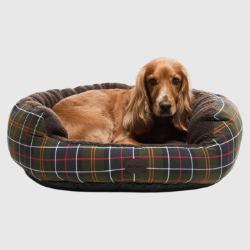 Barbour, Hundekurv, Snuggle Dog Bed 35", Classic Tartan 