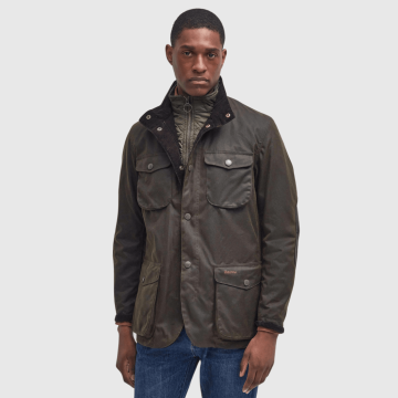 Barbour, Overtøj, Wax Ogston Jacket, Olive