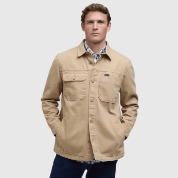 Barbour, Overshirt, Lingfield, Dark Stone 