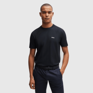 Boss, T-shirt, Stretch Tee, Navy