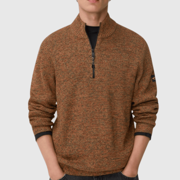 Camel Active, Strik, Textured Troyer, Orange