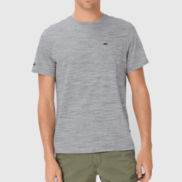 Camel Active, T-shirt, Quick Dry, Grey-Blue Melange 