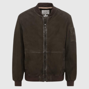 Camel Active, Overtøj, Leather Bomber, Brown