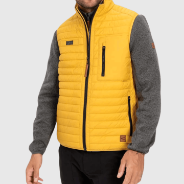 Camel Active, Overtøj, Light Quilt Vest, Yellow 