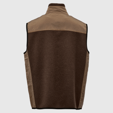Cesar Equipment, Overtøj, Palmi Boiled Wool Vest, Brown