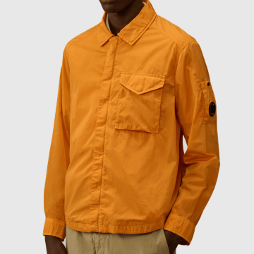 C.P. Company, Overshirt, Chrome-R Lens Overshirt, Desert Sun