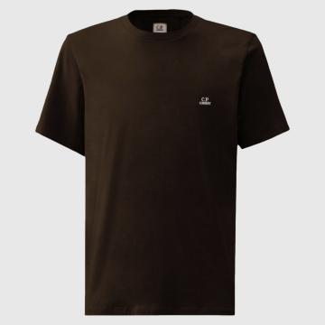 C.P. Company, T-shirt, 30/1 Patch C.P Logo, Black 