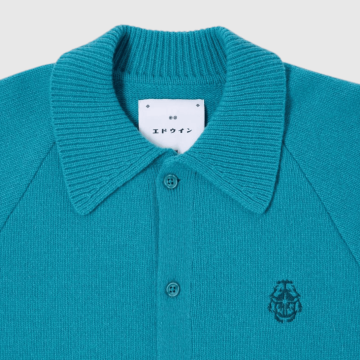 Edwin, Strik, Mars Polo Cardigan, Baltic