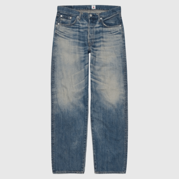 Edwin, Jeans, Loose Kaihara Indigo Lightweight Red Selvage, Blue - Dark Used 
