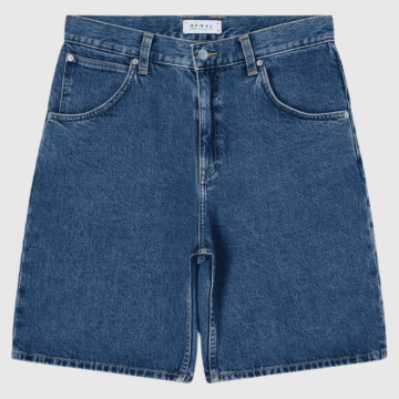 Edwin, Shorts, Tyrell Short, Blue - Mid Marble Wash