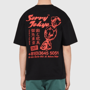 Edwin, T-shirt, Sorry Tokyo T-Shirt, Black