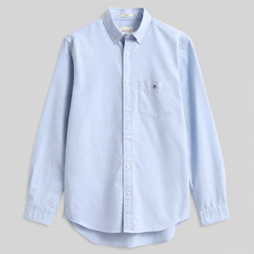 Gant, Skjorte, Regular Classic Oxford Shirt, Light Blue 