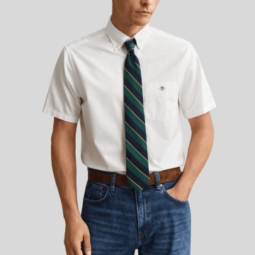 Gant, Skjorte SS, Classic Oxford, White 