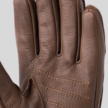 Hestra, Handsker, Deerskin Primaloft Rib, Chocolate 