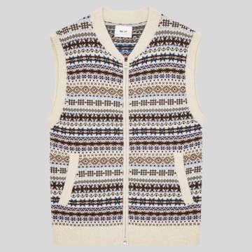 NN07, Strik, Robbie Zip Vest 60004, Multi