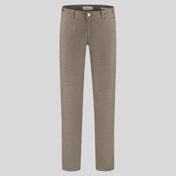 North84, Bukser, Chino Wool Look, Brown