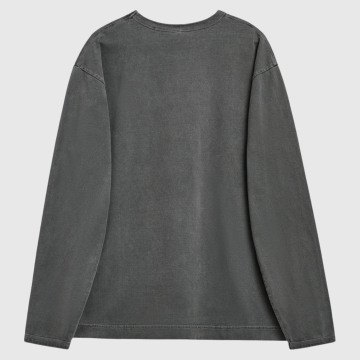 Sunflower, T-shirt LS, Heavy Jersey LS 2057, Faded Black 