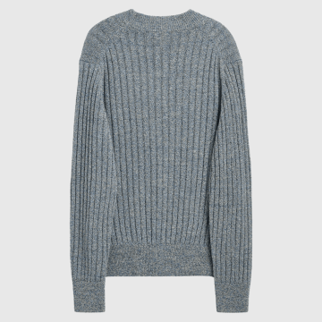 Sunflower, Strik, Moon Linen Sweater 3084, Blue Moulines