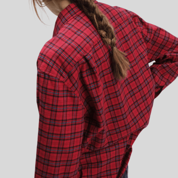 Sunflower, Skjorte, Pocket Shirt 1269, Red